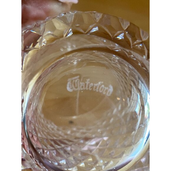 Set of 8 Vintage Waterford Alana Flat Tumblers 12 oz 4.5" H 1970s/80s Gothic Fon - Picture 12 of 13